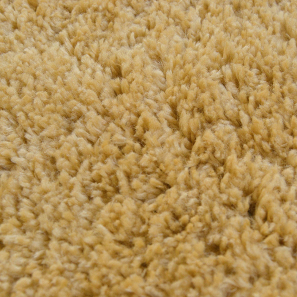 Homemaker Ochre Snug Plain Shaggy Rug 160 x 230cm Image 3