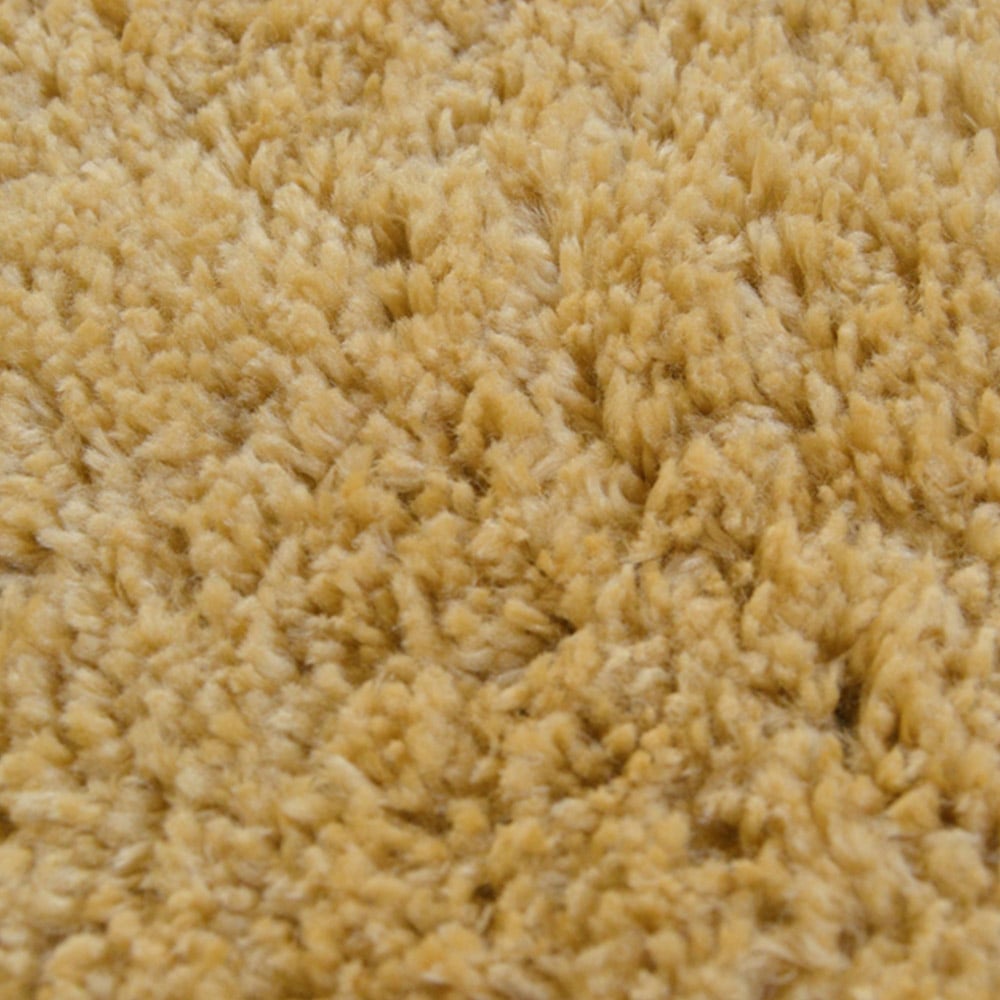 Homemaker Ochre Snug Plain Shaggy Rug 80 x 150cm Image 3