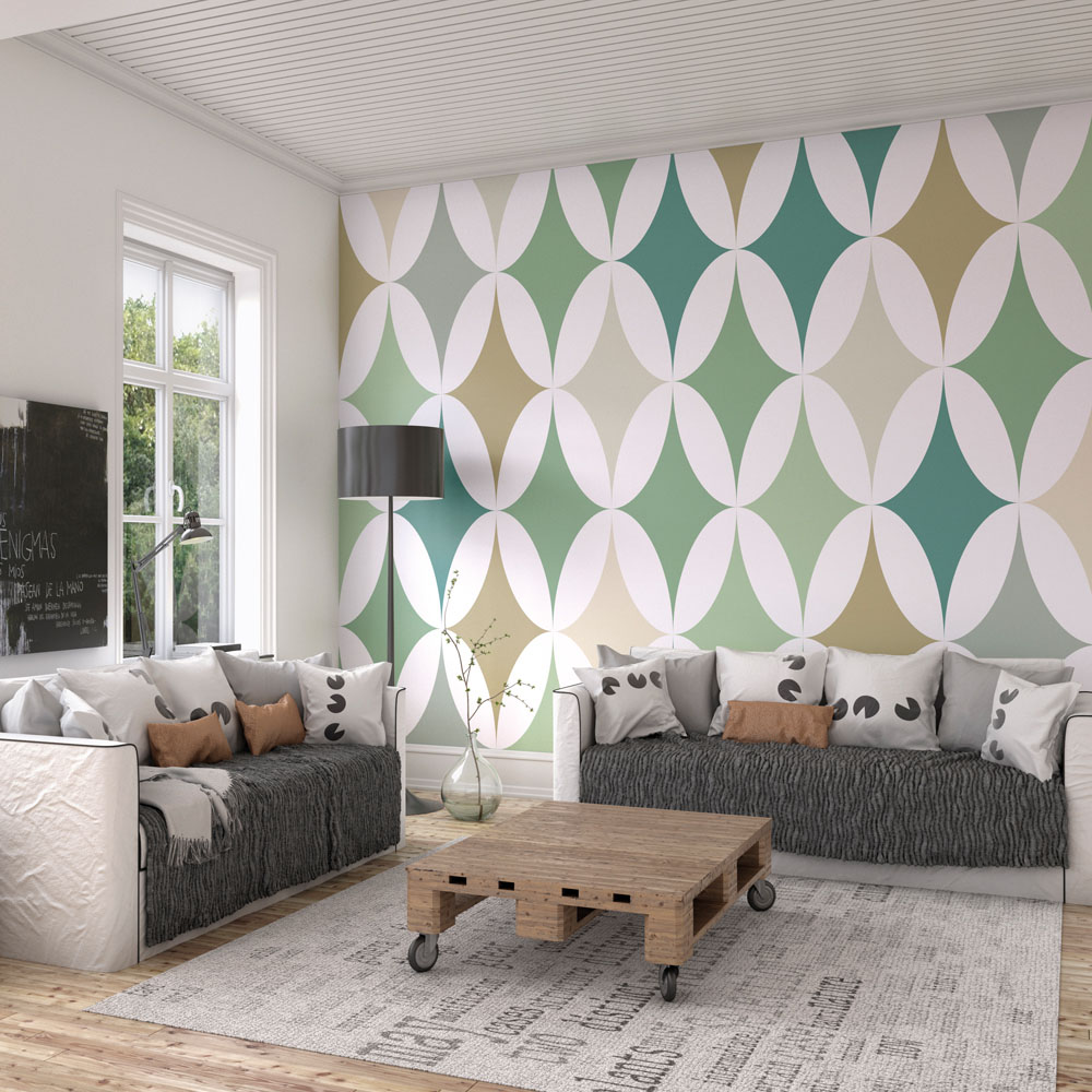 Origin Murals Formation Green Wall Mural Image 1