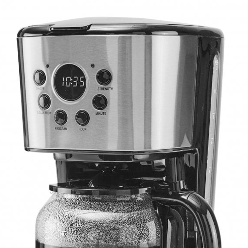 Neo Stainless Steel 1.5L Filter Coffee Maker Machine Wilko