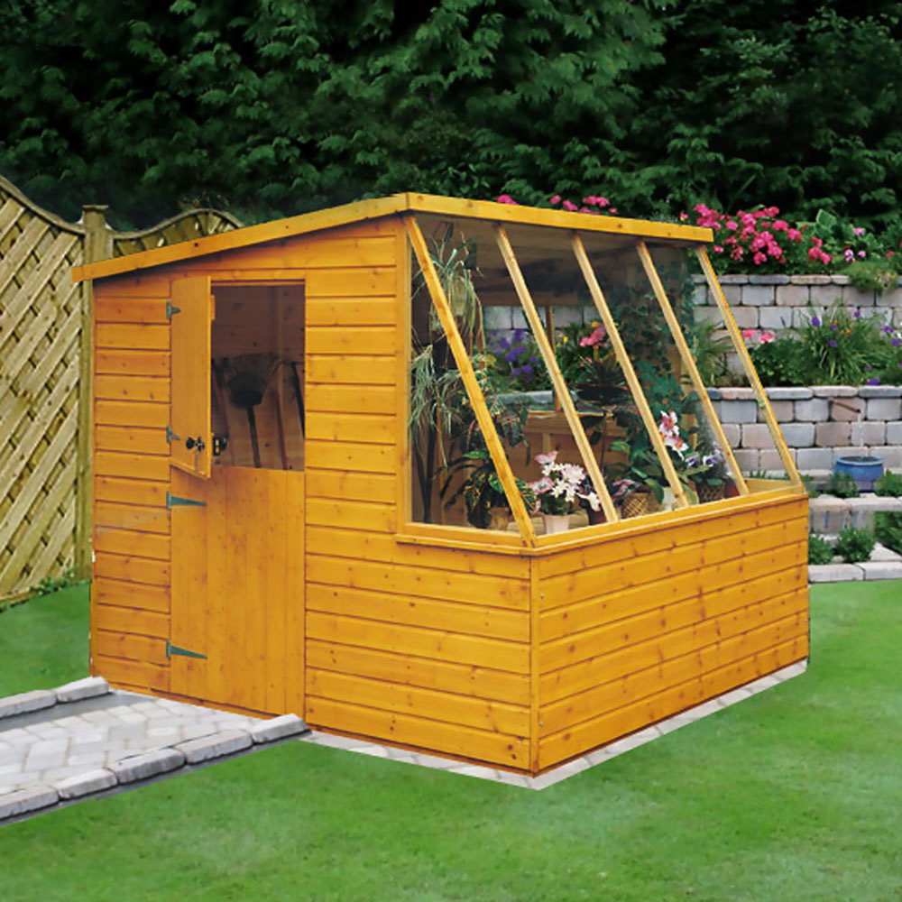 Shire 8 x 8ft Style A Shiplap Potting Shed Image 2