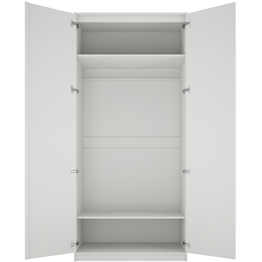 Austen 2 Door White Wardrobe Image 4