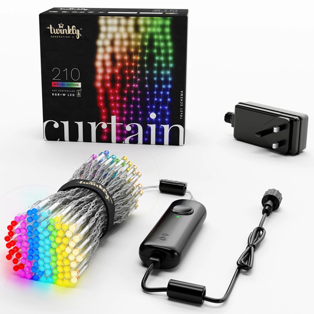 Twinkly 210 RGBW LED Smart Curtain Light 1.5m Image 2