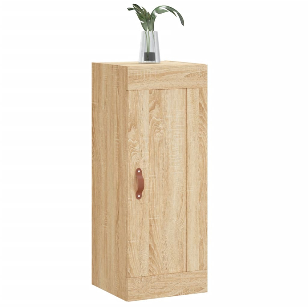 vidaXL Single Door Sonoma Oak Wall Mounted Cabinet Image 4