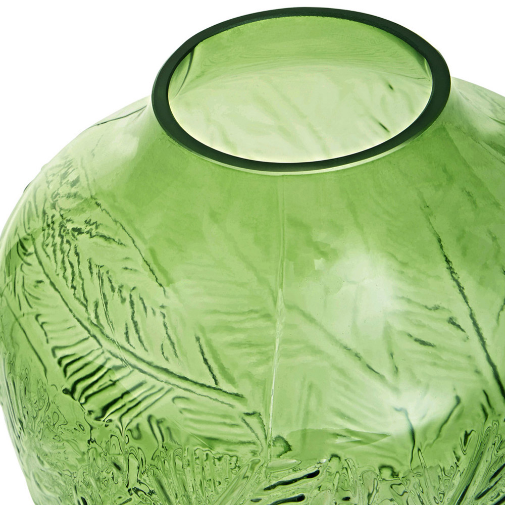 Premier Housewares Corie Botanical Green Vase Small Image 3