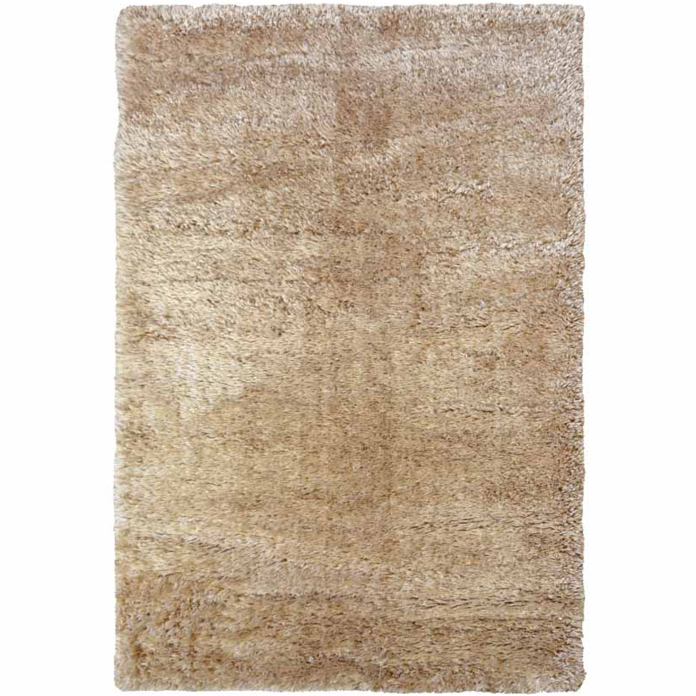 Supersoft Shaggy Rug Natural 120 x 170cm Image 1