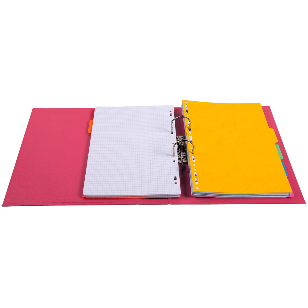 Exacompta PremTouch A4 Raspberry PVC Lever Arch File 10 Pack Image 3