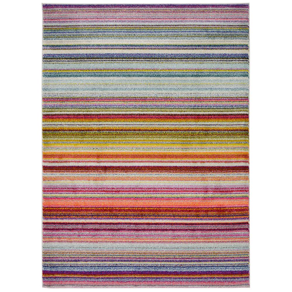 Homemaker Villa Multicoloured Stripe Rug 120 x 170cm Image 1
