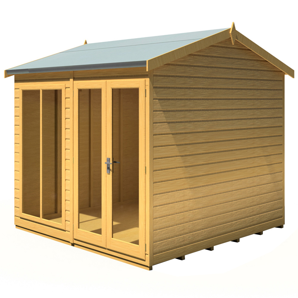 Shire Mayfield 8 x 8ft Double Door Traditional Summerhouse Image 3