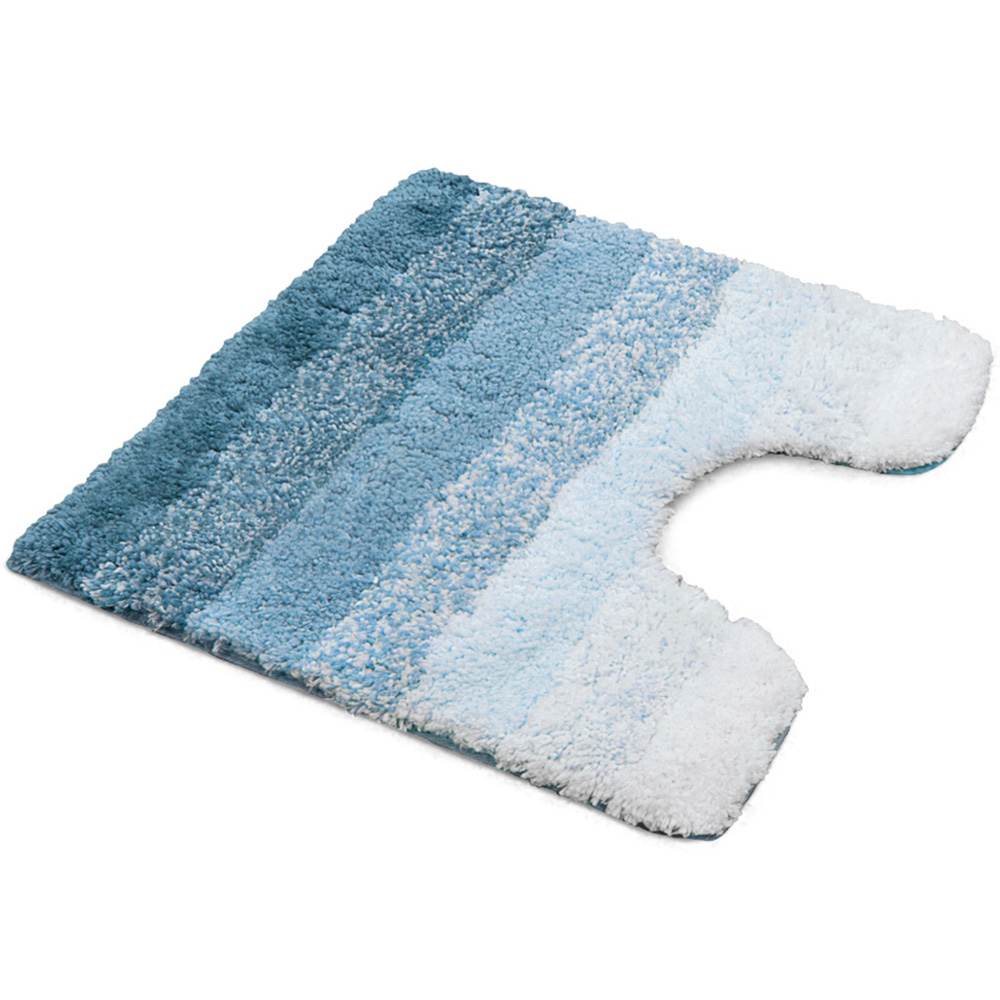 Mayfair Superstripe Blue Bath Mat Set Image 6