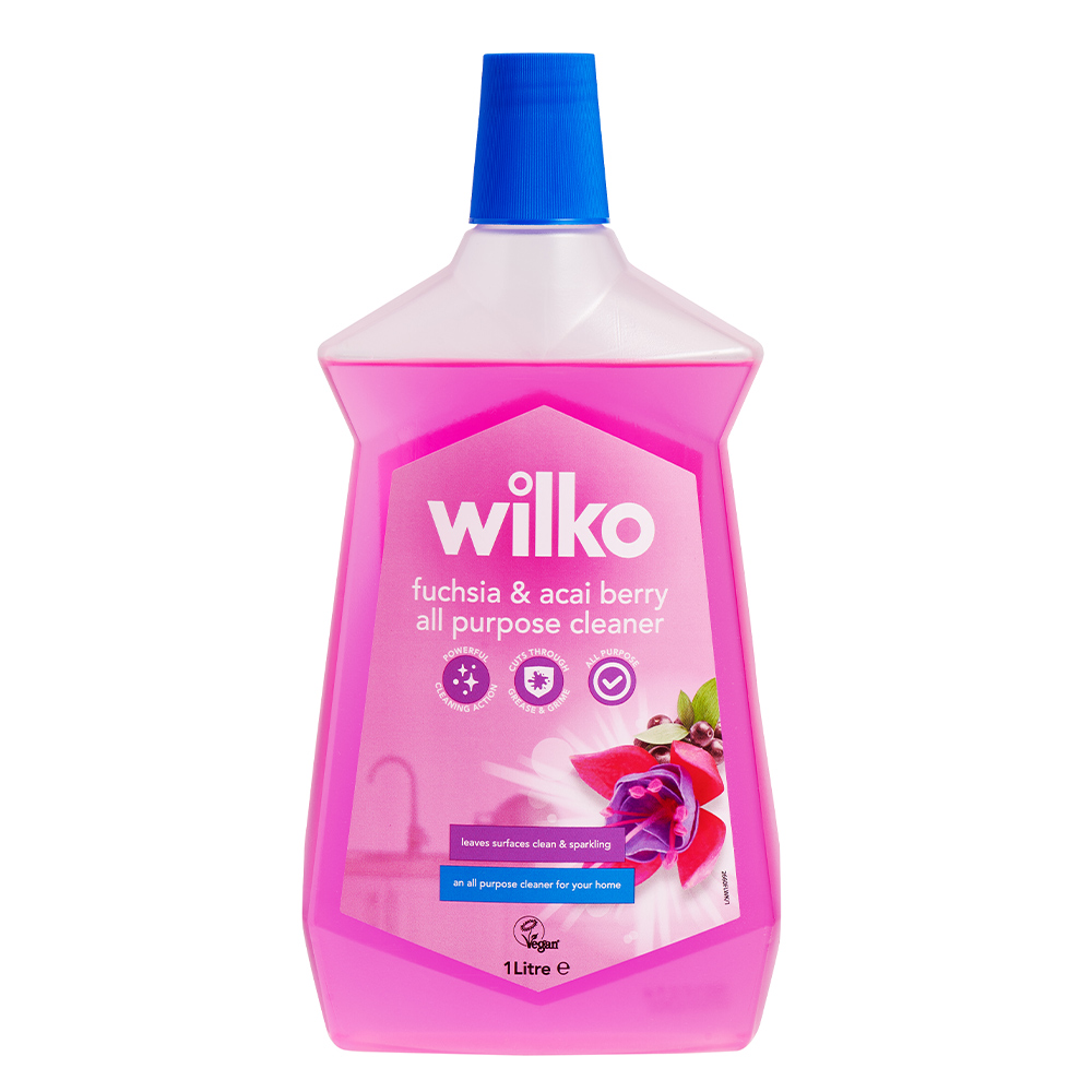 Wilko Fuchsia and Acai Berry All Purpose Cleaner 1L Image 1