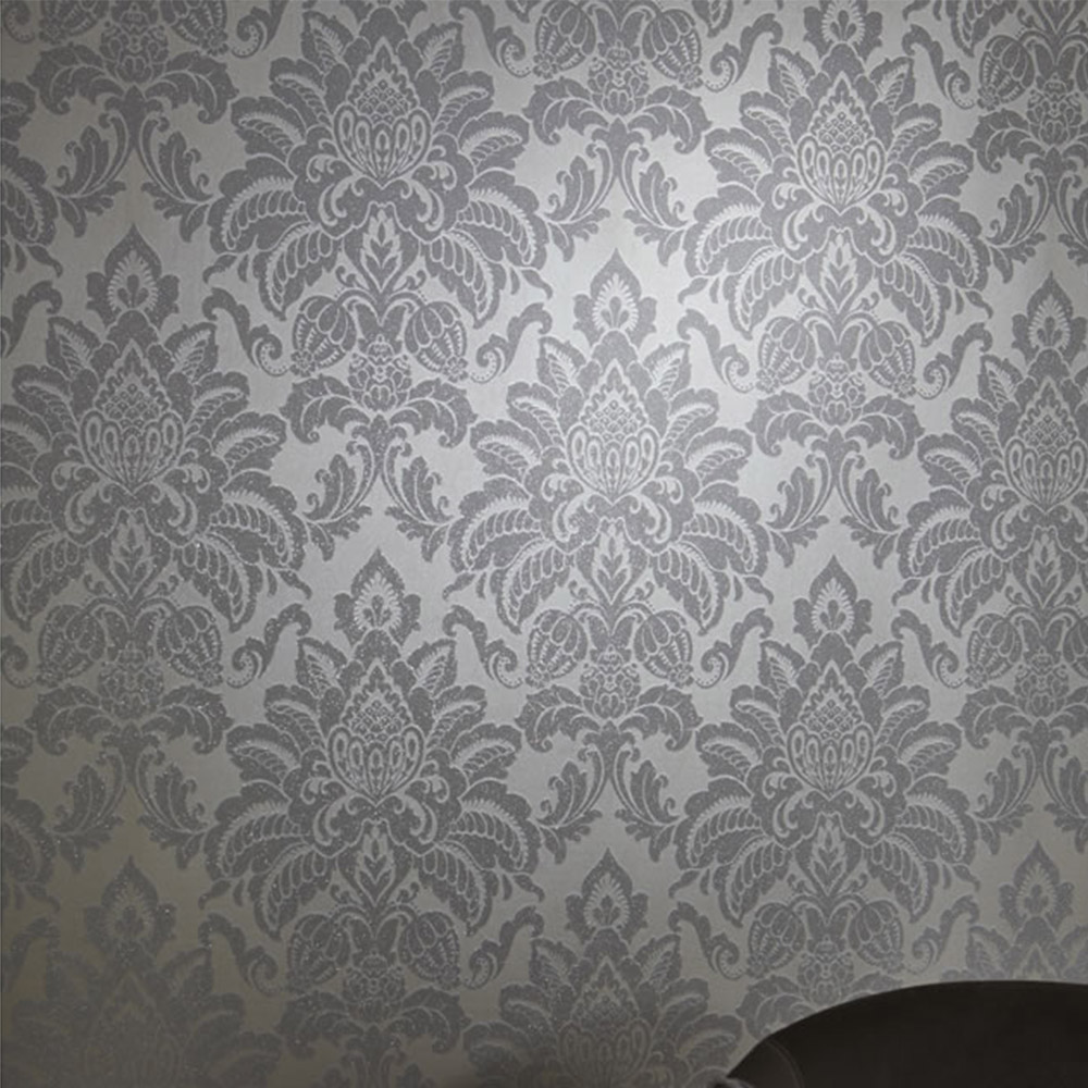 Arthouse Glisten Silver Wallpaper Image 5