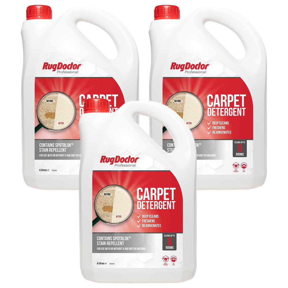 Rug Doctor Carpet Detergent Case of 3 x 4L Wilko