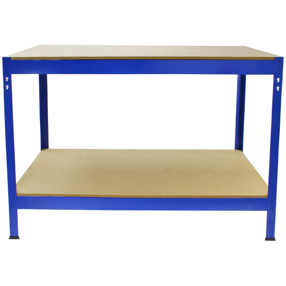 Monster Shop Q-Rax Blue Warehouse Shelving Rack 120cm Set of 3 Image 3