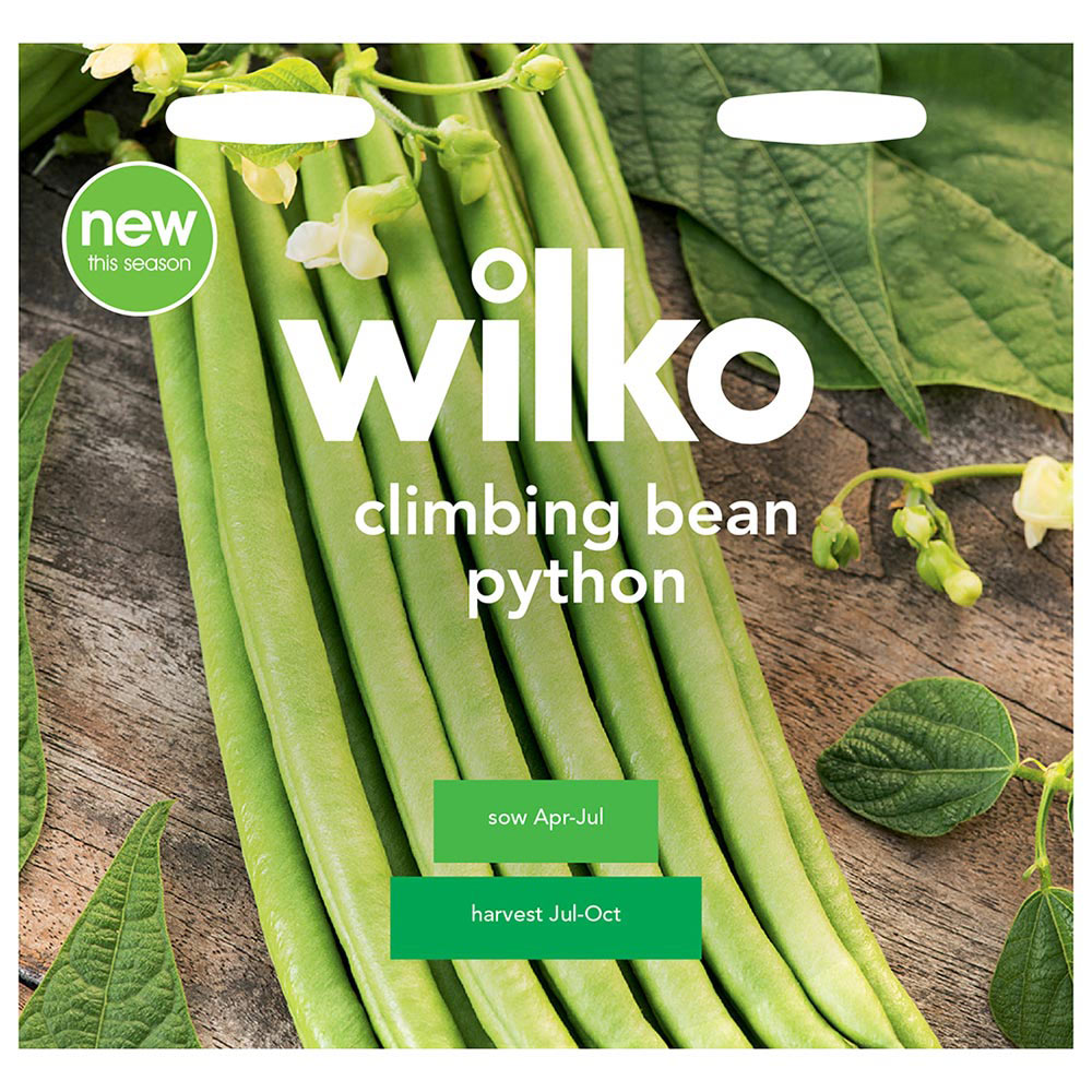 Wilko Climbing Bean Python Seeds Image 2