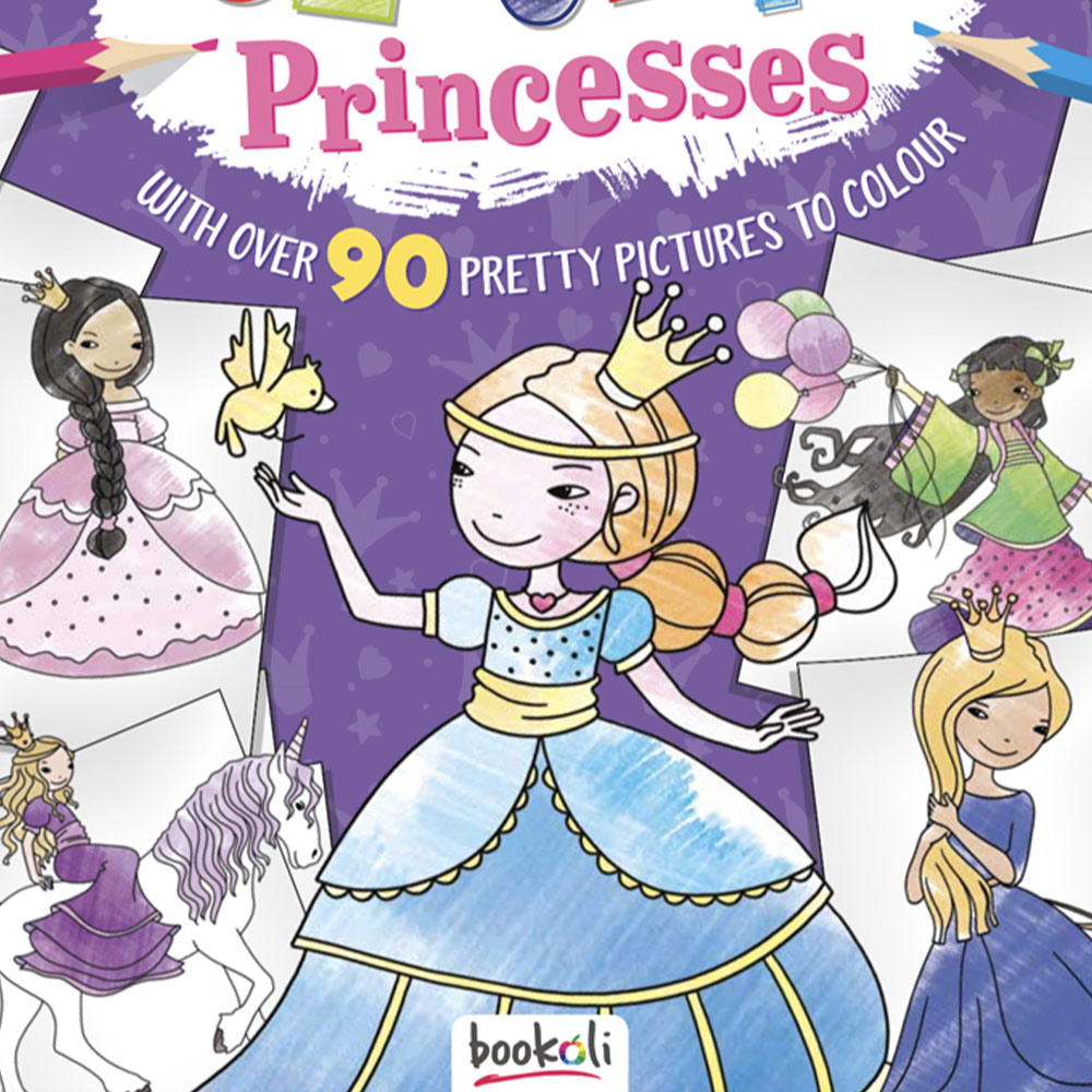 Mega Colouring Princess Book Image 3