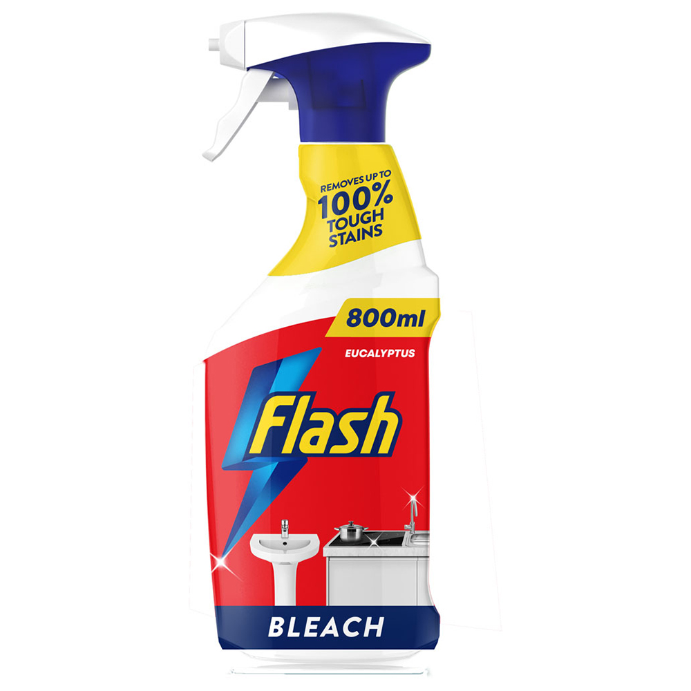 Flash Multi Purpose Bleach Cleaning Spray 800ml   Image 1