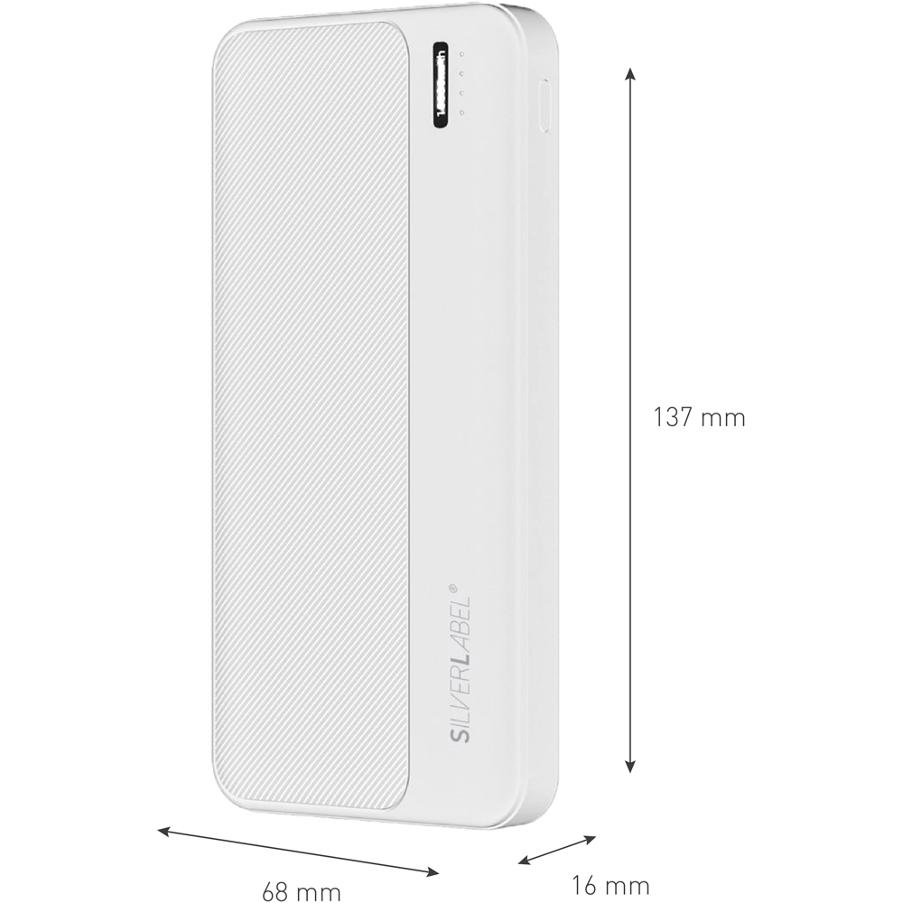SilverLabel E71022253 White PD Power Bank 10000mAh Image 7