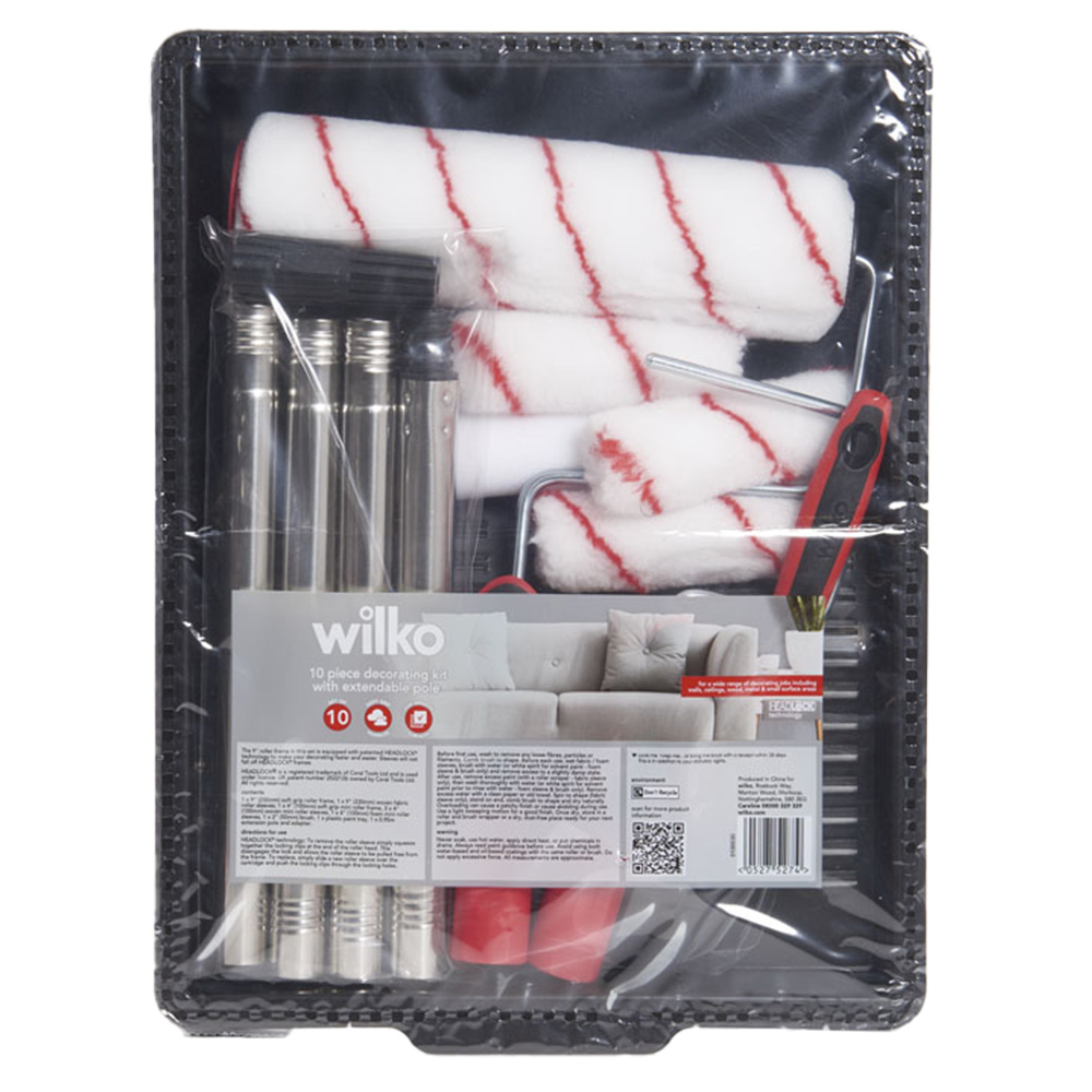 Wilko 10 Piece Decorating Kit with Extendable Pole Image 7