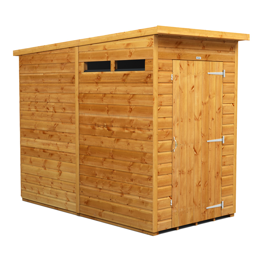 Power Sheds 4 x 8ft Pent Security Shed Image 1