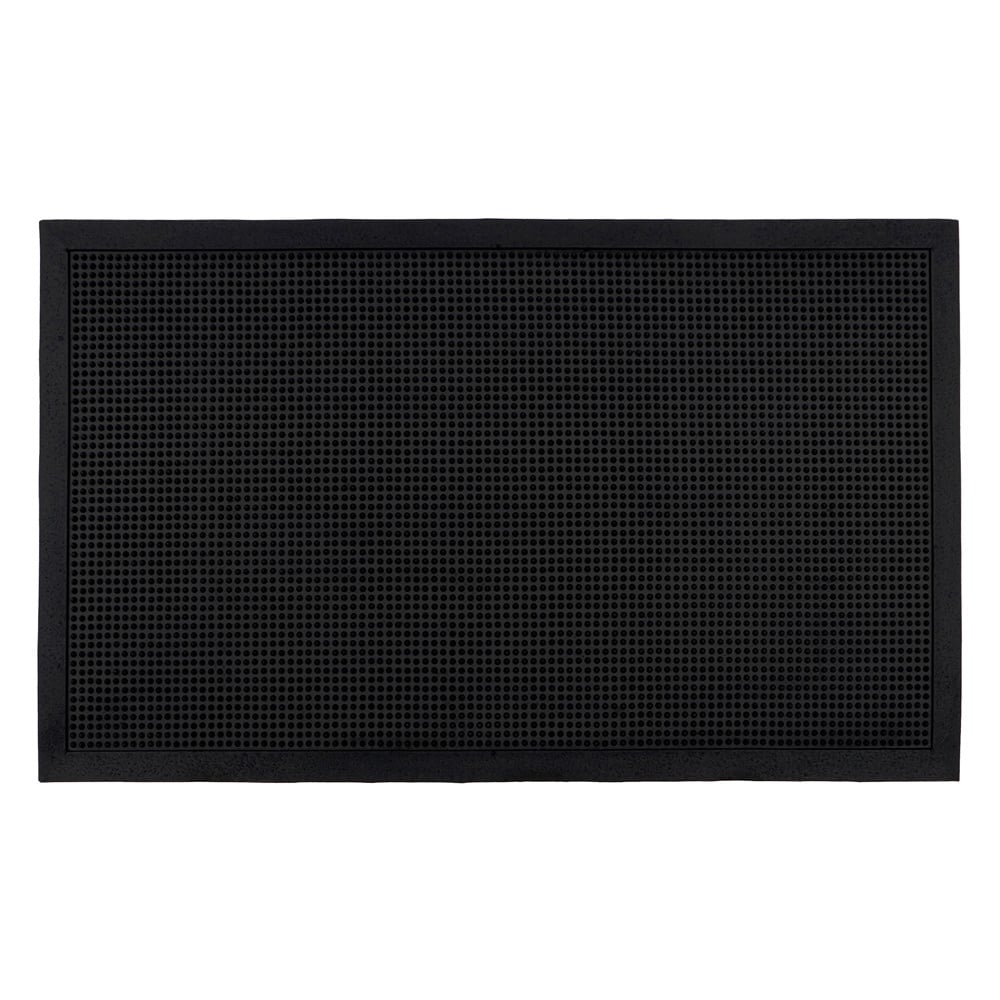 JVL Orion Rubber Scraper Doormat 45 x 75cm Image 1