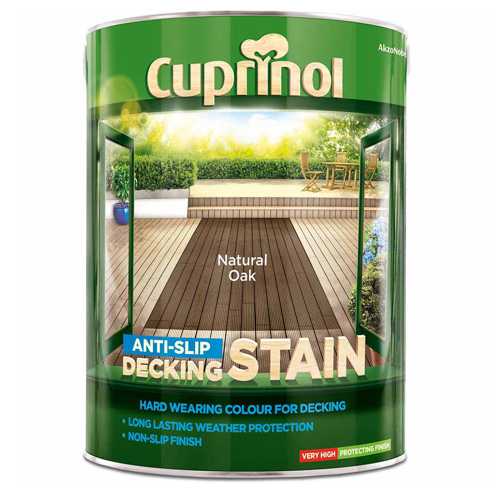 Cuprinol Natural Oak Anti Slip Decking Stain 5L Image 2