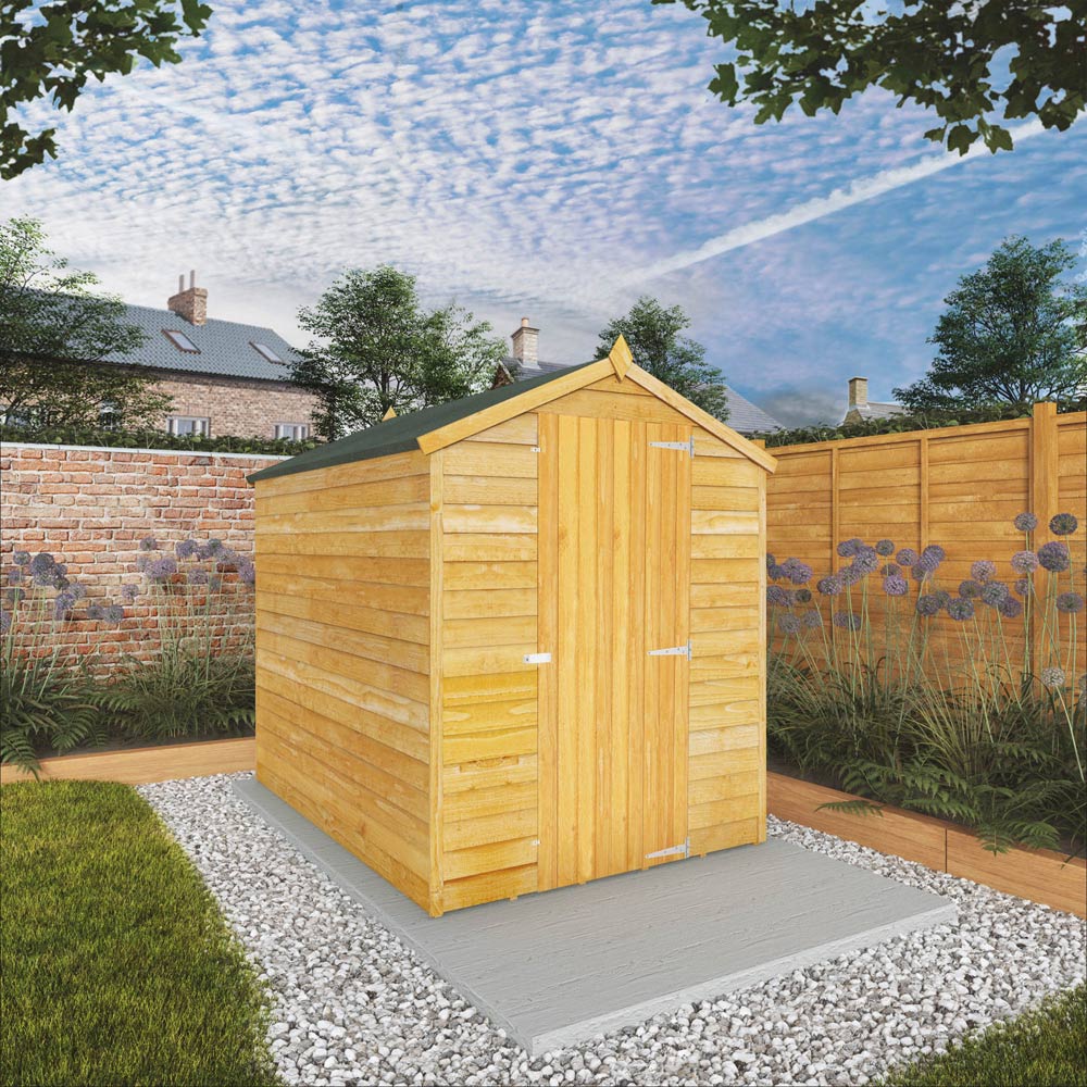 Mercia 7 x 5ft Shiplap Apex Wooden Shed Image 2
