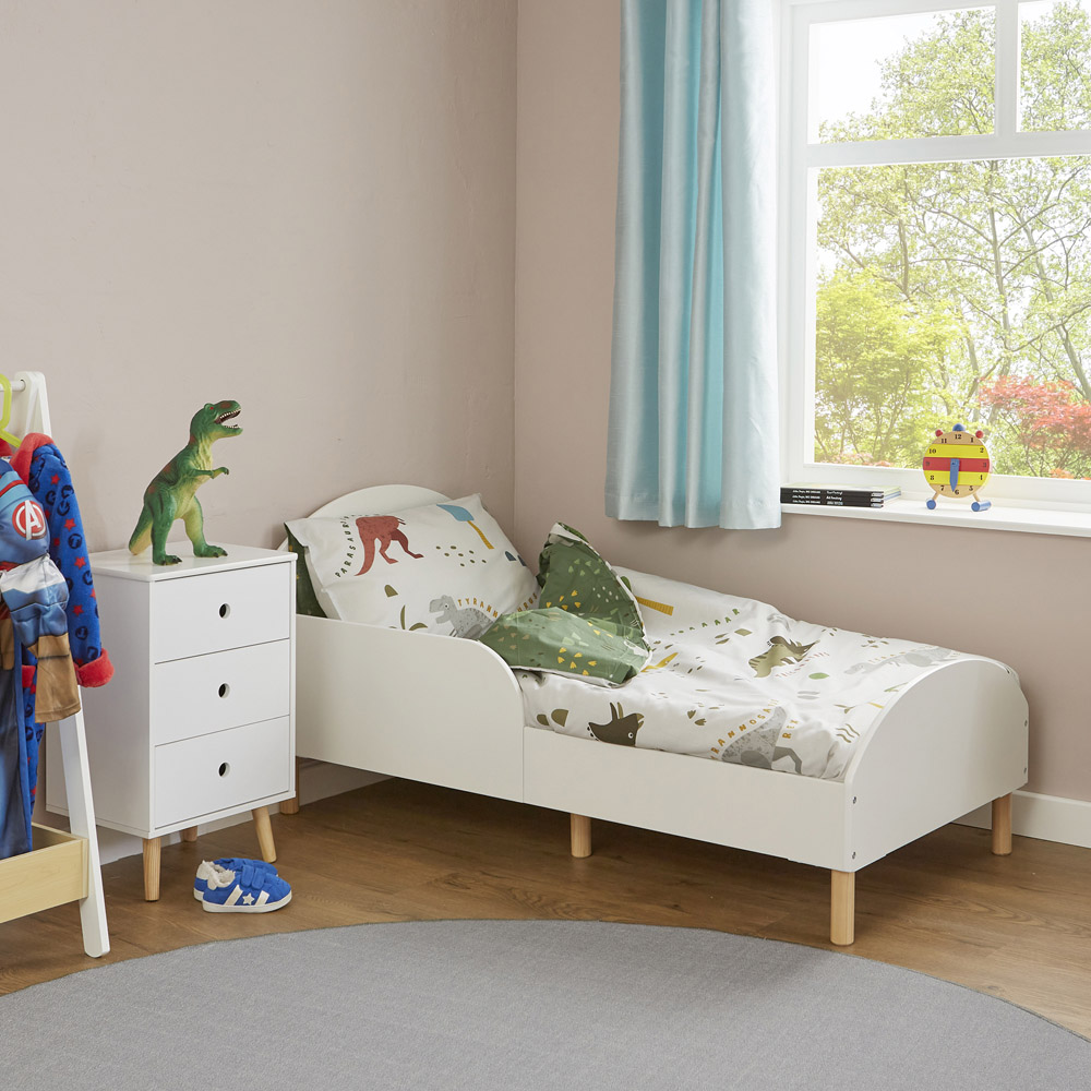 Liberty House Toys White Toddler Bed Image 4