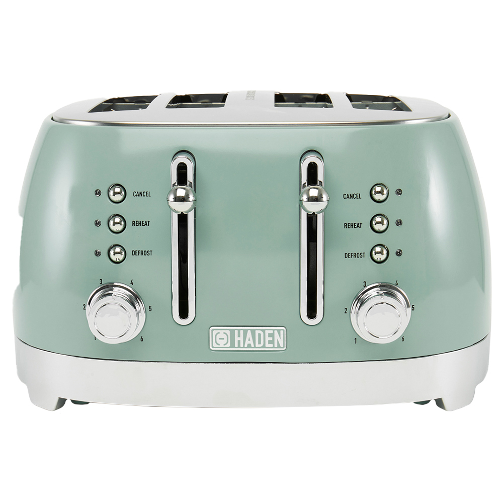 Haden Bristol Sage Green 4-Slice Toaster 1630W Image 3