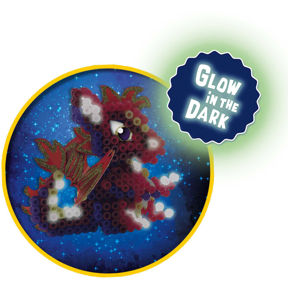 SES Creative Beedz Dragons Iron On Beads Kit 1800 Piece Image 4