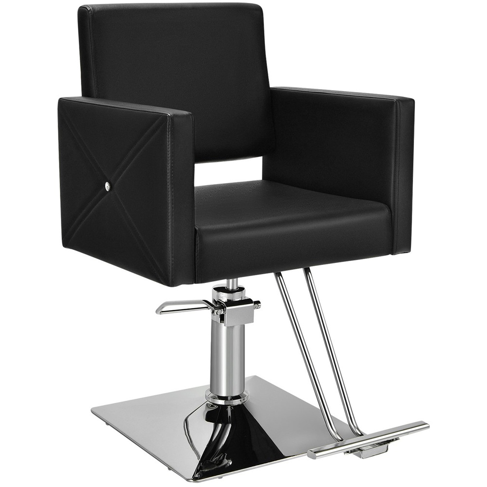 Costway Swivel Hairdressing Chair with Footrest Image 2