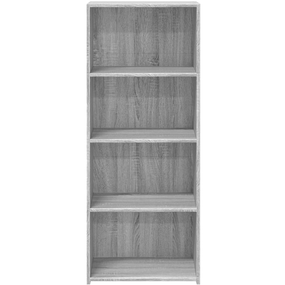vidaXL 4 Shelf Grey Sonoma Small Highboard Image 4