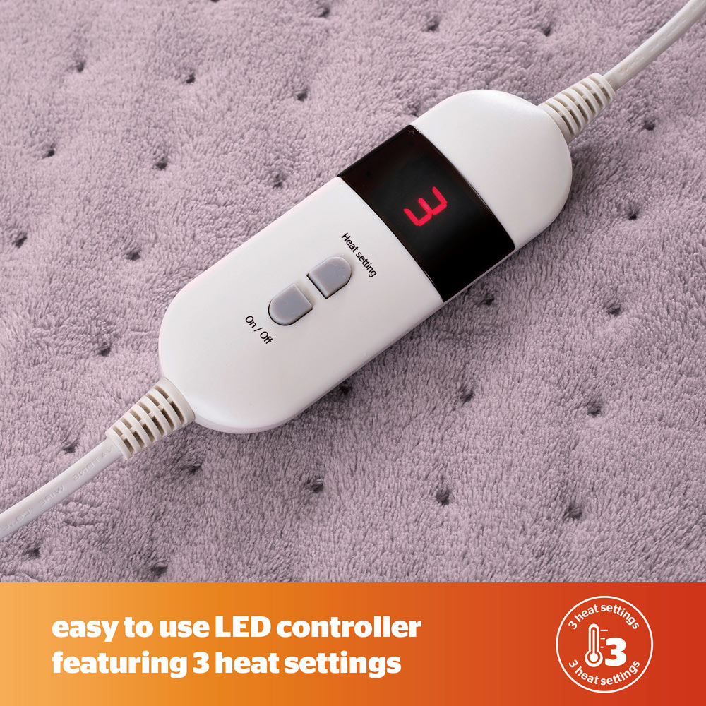 Silentnight Comfort Control Electric Blanket 120 x 160cm Wilko