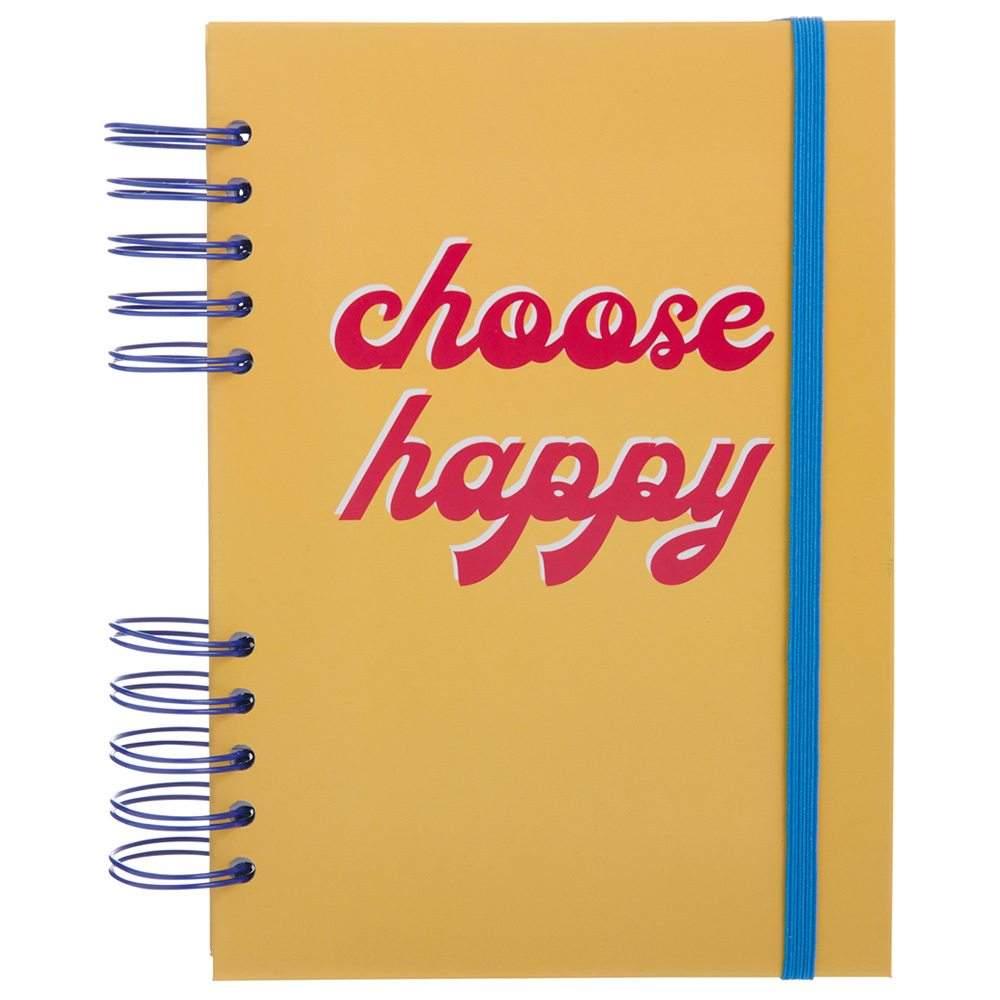 Wilko Happy Daze A5 Choose Happy Wiro Notebook Image 1