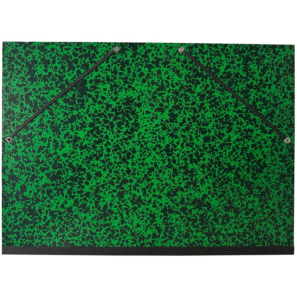Exacompta Marbled Green Portfolio Annonay Art Folder 32 x 45cm 10 Pack Image 3