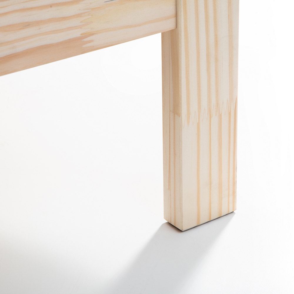 Julian Bowen Sami Double Unfinished Pine Bed Image 7