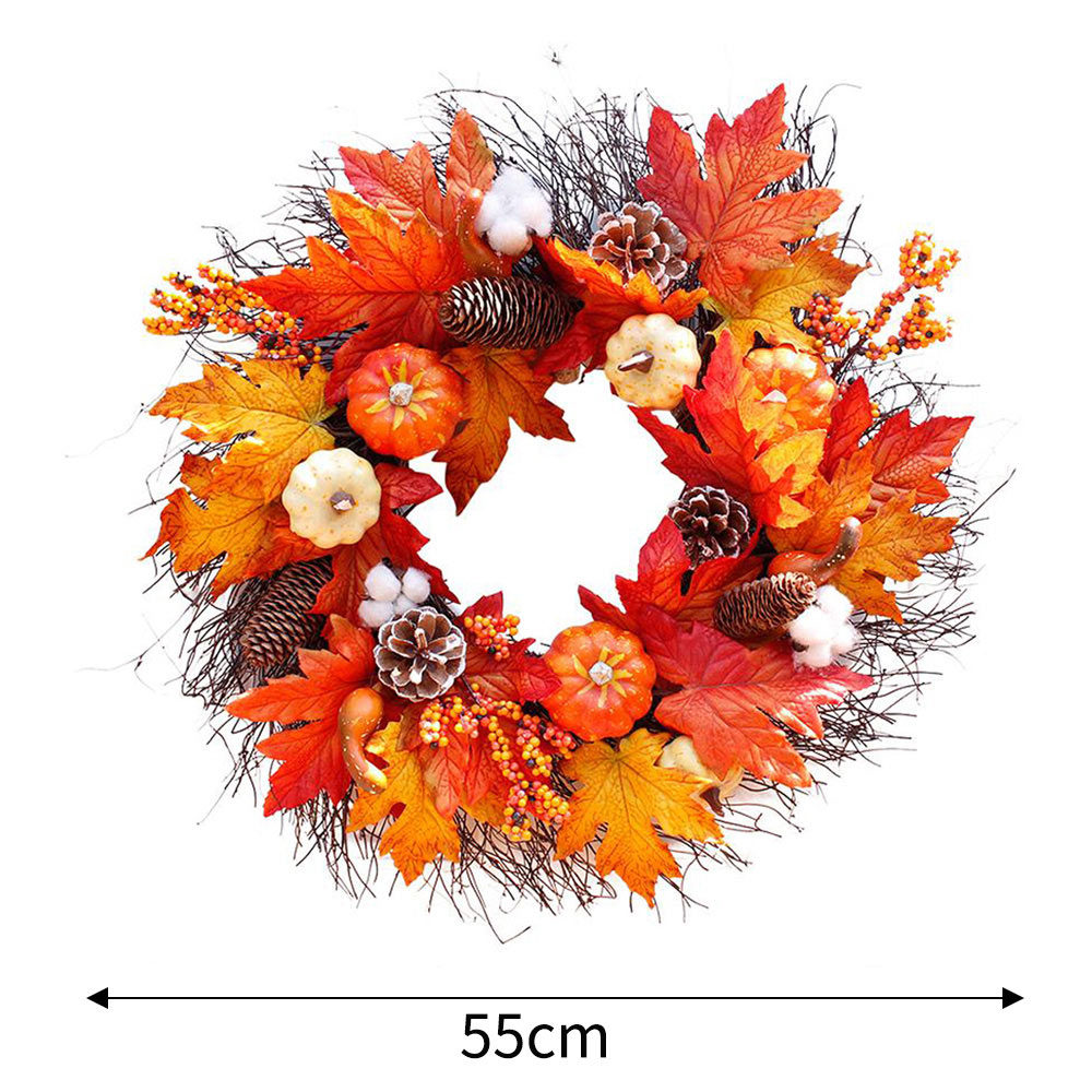Living and Home Door Hanging Halloween Wreath Image 6