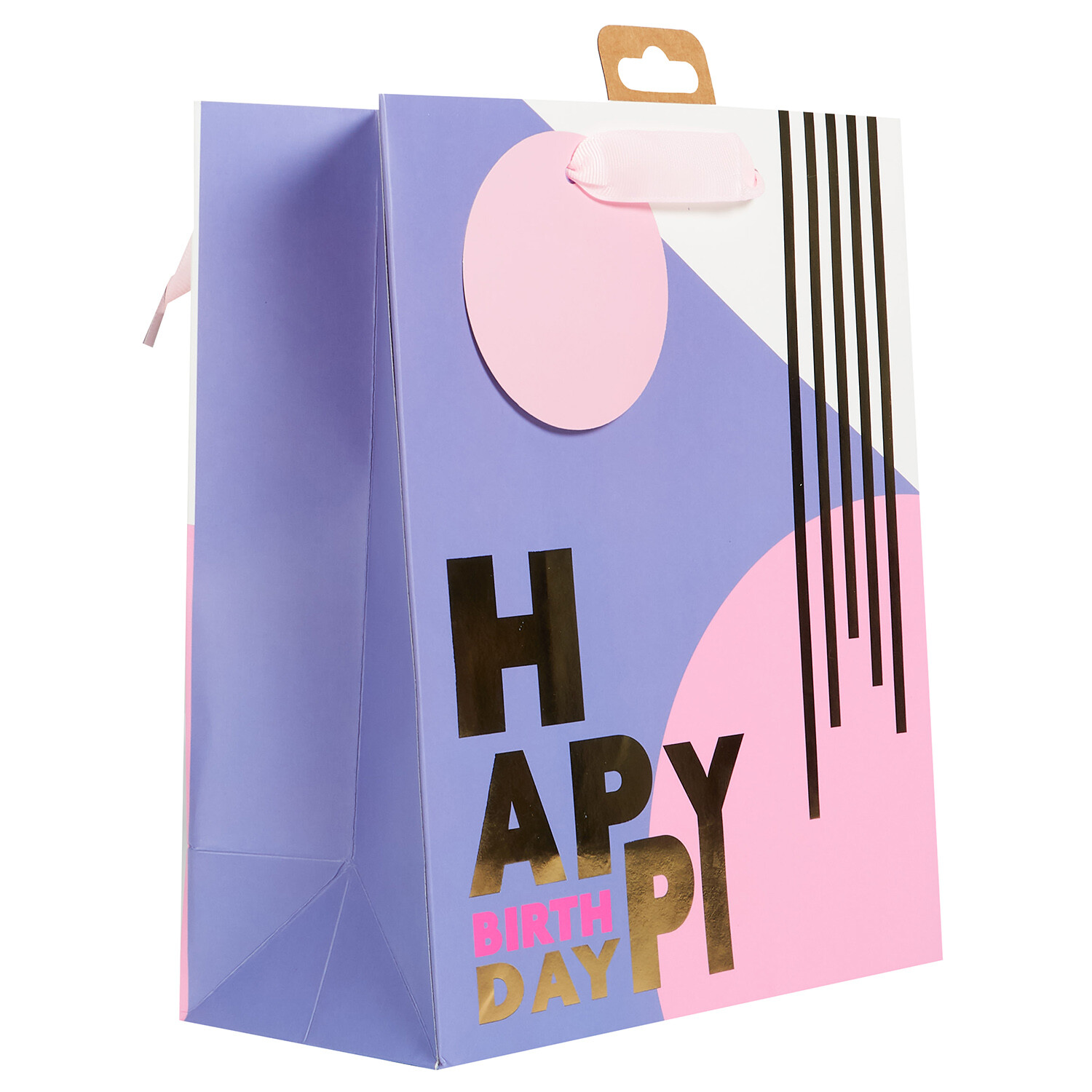 Pack of 4 Pink Medium Birthday Gift Bags Pink Image 6