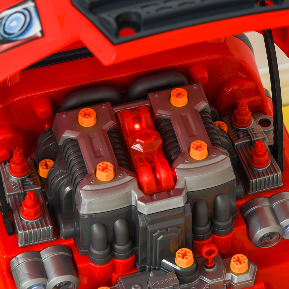 Tommy Toys Kids 61 Piece Truck Engine Workshop Toy Set Image 4