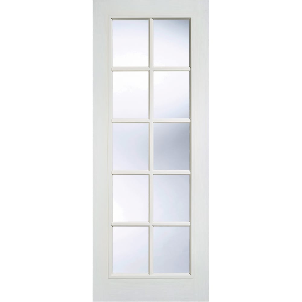 LPD Doors SA White 10L Glazed Internal Door 1981 x 838mm Image 1