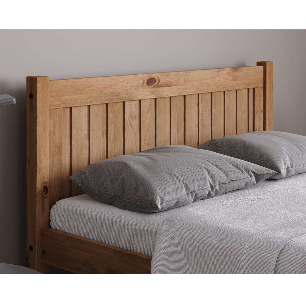 Rio Small Double Brown Bed Image 8