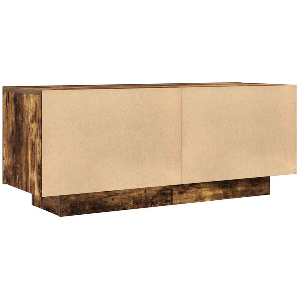vidaXL 2 Door Smoked Oak TV Cabinet Image 6