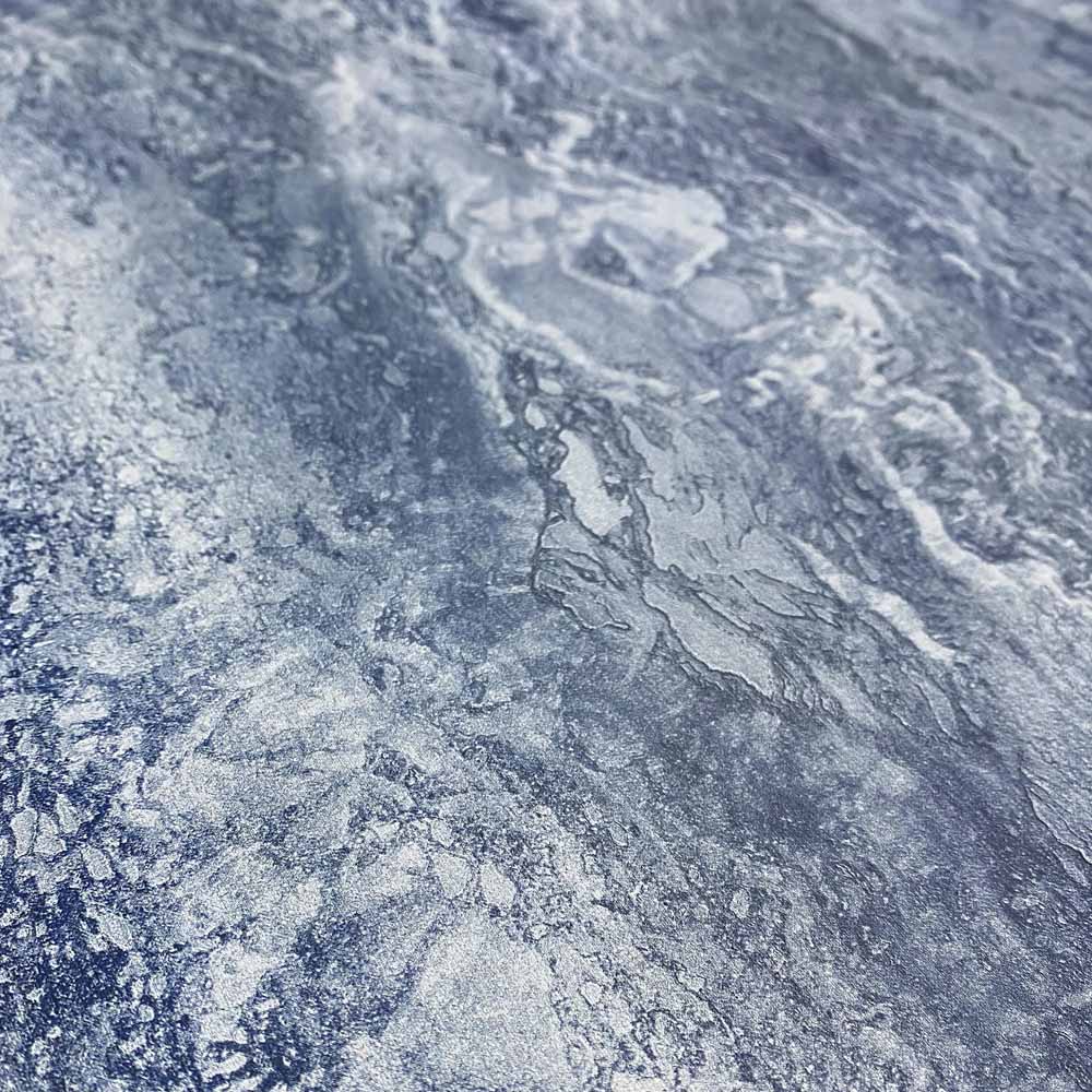 Muriva Eterna Marble Blue Wallpaper Image 3