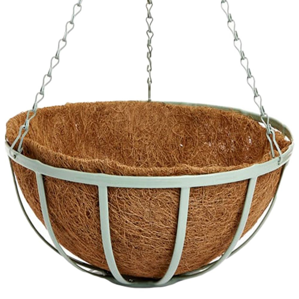 Wilko 30cm Round Hanging Basket with Liner Image 2