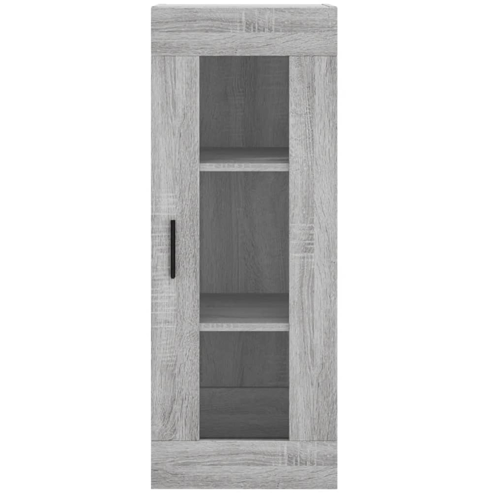 vidaXL 2 Door Grey Highboard Image 4