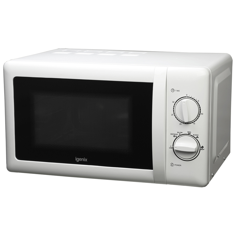 Igenix IGM0820W White Manual Microwave 20L 800W Image 3