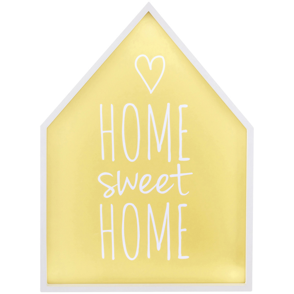 Premier Housewares Home Sweet Home LED Light Box Image 1