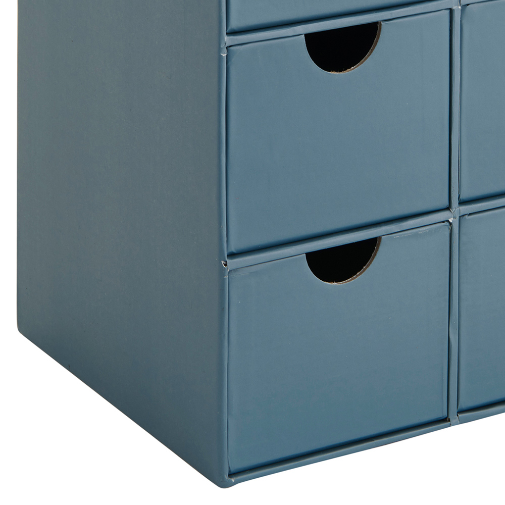 Wilko Dark Blue 6 Drawer Storage Wilko