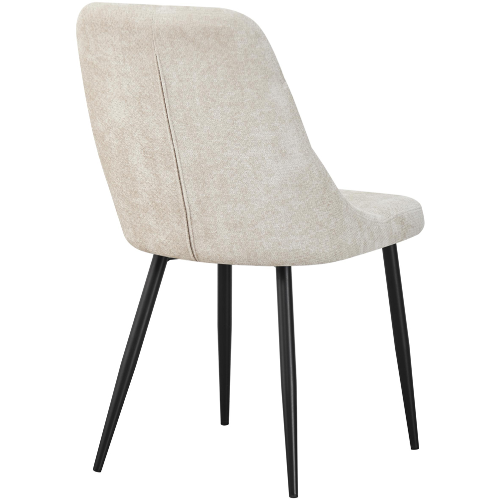 Portland Remi Natural Chenille Dining Chair Image 7