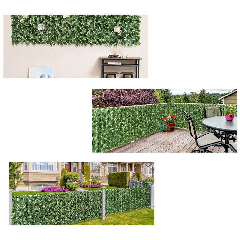 Outsunny Artificial Leaf Screen Panel Image 4
